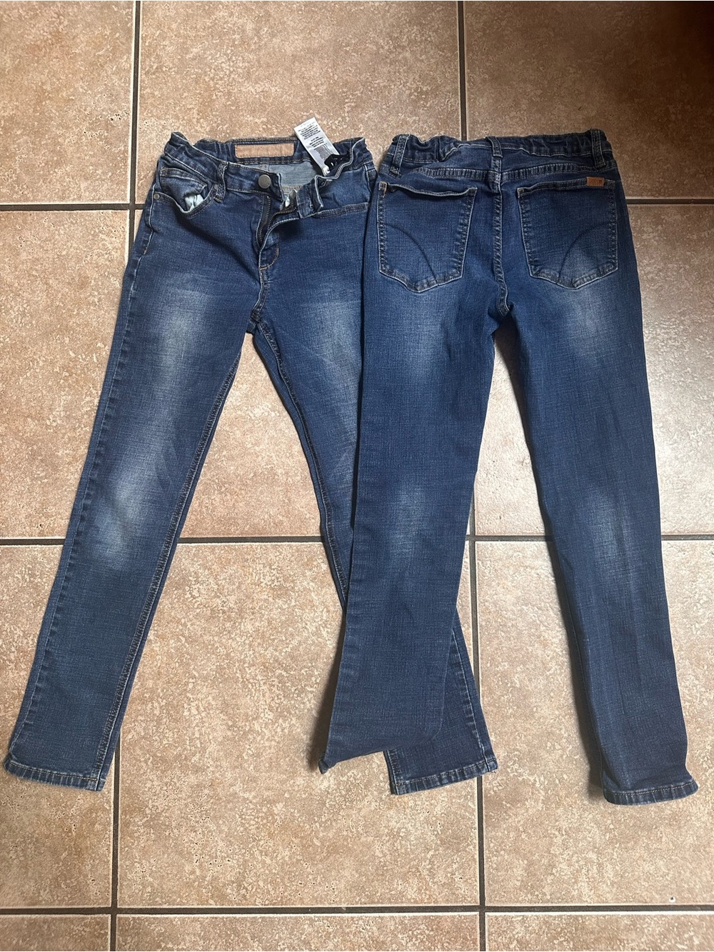Designer Joe's Jeans Blue Skinny Kids Jeans Duo